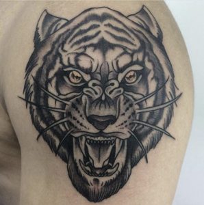 tatuaje-old-school-tigre-1